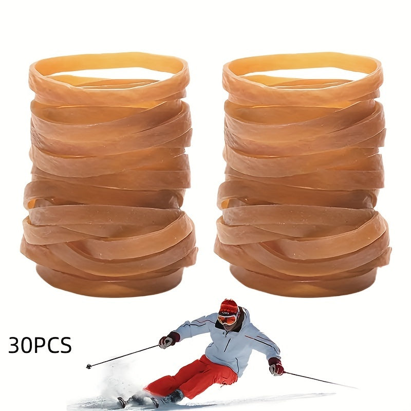 30pcs Ski Binding Brake Retainers Rubber Rings For Ski Equipment
