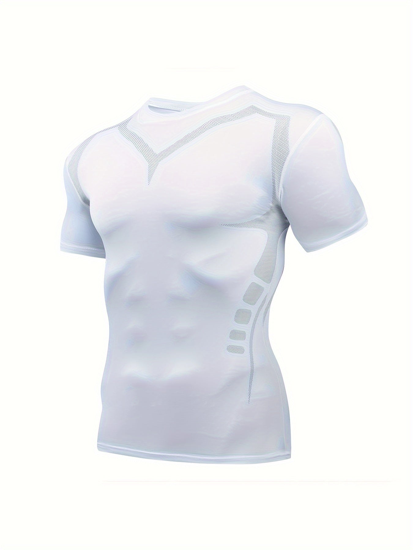 Men's Compression Shirt Short Sleeve Cold Weather Baselayer Undershirt