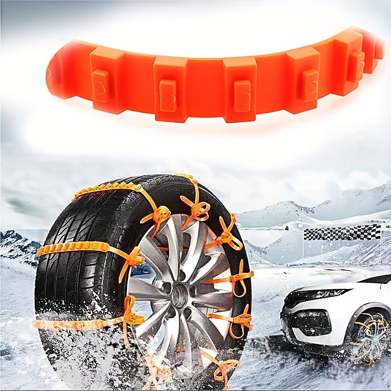 12pcs Car Tire Chain Snow Rope Truck Off Road Vehicle Traction
