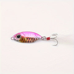 10g Metal Jig With Treble Hook Fishing Bait
