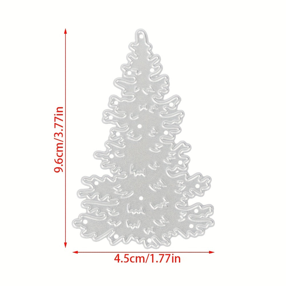 1pc Christmas Tree Metal Cutting Die for DIY Embossing Photo Album Decorating
