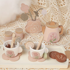 Peach Cheese Tea Dessert Set Play House Toy