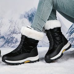 Women's Waterproof Snow Boots Winter Warm Hiking Boots