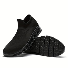 Men's Slip on Blade Sneakers Lightweight Breathable Sock Shoes