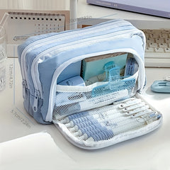 Large Capacity Pencil Case Handheld Stationery Bag