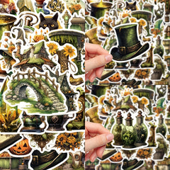 50pcs Jungle Magic Market Series Graffiti Stickers for Decoration Waterproof DIY