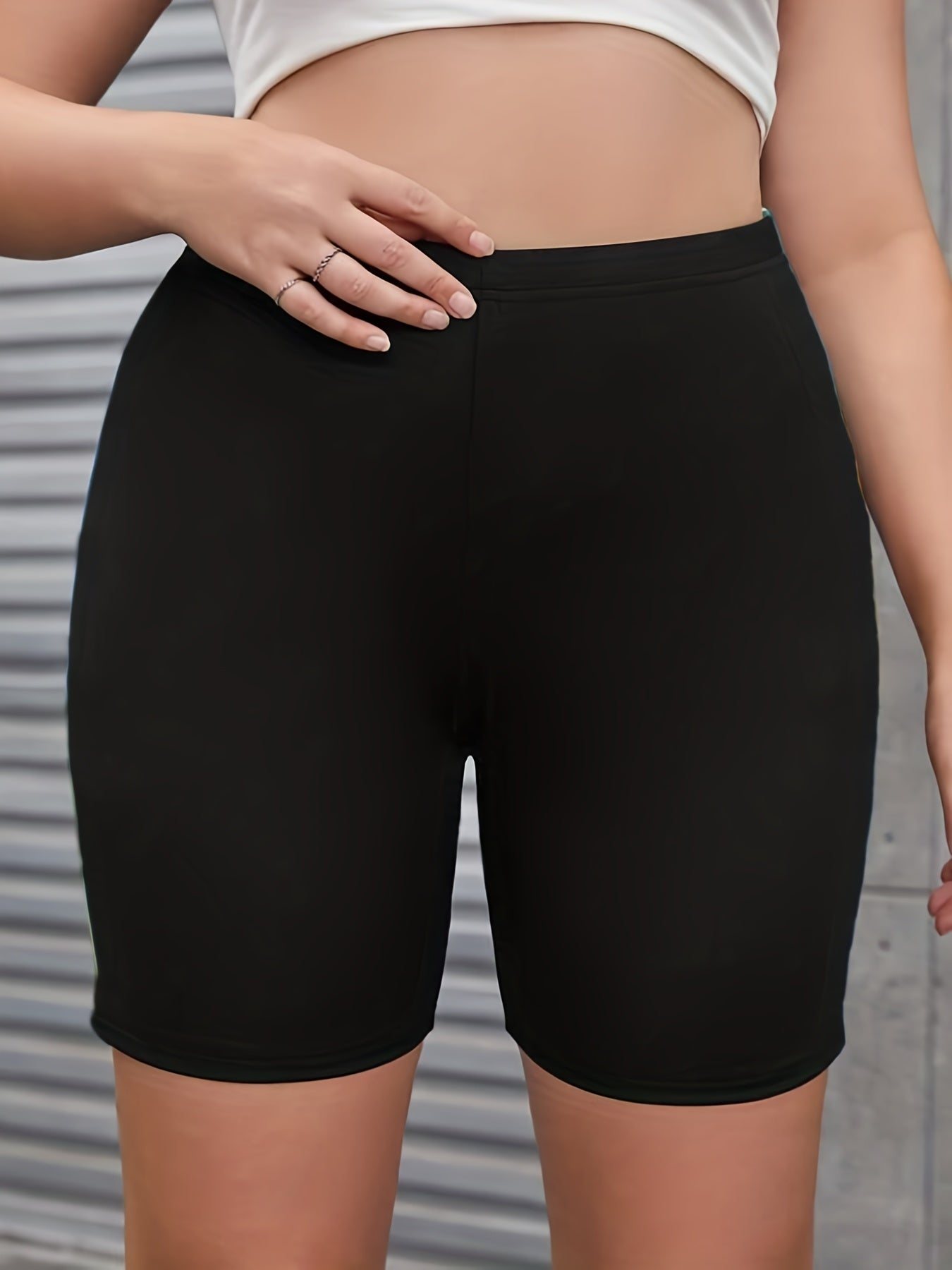 Solid Skinny Leggings for Women