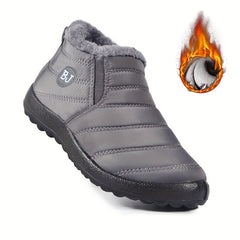 Winter Snow Boots Waterproof Comfortable Slip On Outdoor Shoes