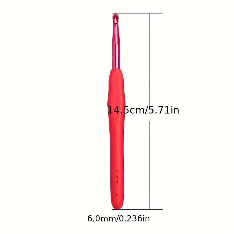 9pcs Colorful Crochet Hook Set for Handwork Hobby Craft