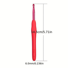9pcs Colorful Crochet Hook Set for Handwork Hobby Craft