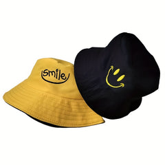 PC Summer Bucket Hat 2 Sided Patchwork Graffiti Outdoor Hip Hop Foldable Bob Fis