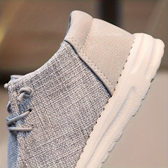 Girl's Solid Loafer Shoes Comfy Non Slip Soft Sole Sneakers