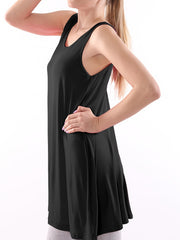 Solid Round Neck Tank Top