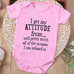 Baby Girls Casual Slogan Graphic Print Onesie