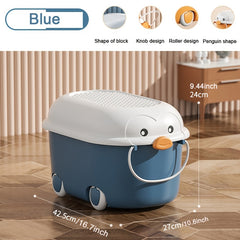 Children's Toy Storage Box Cartoon Building Blocks Baby Clothes Organizer
