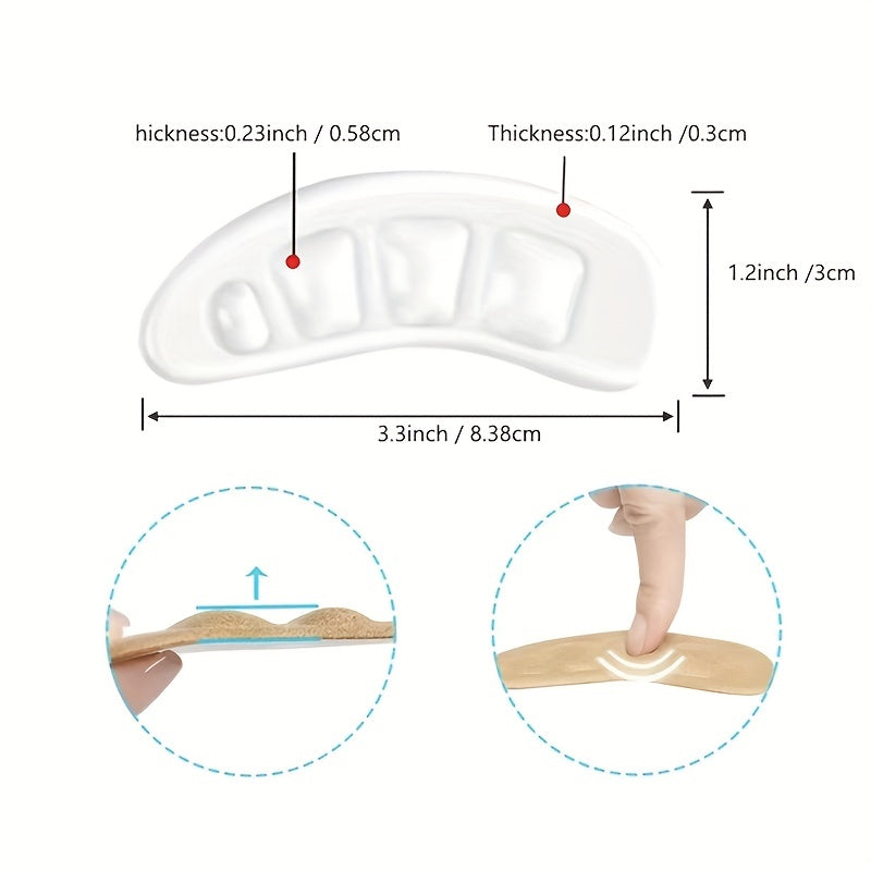 Non-slip Silicone Foot Pads for High Heels Transparent Tape