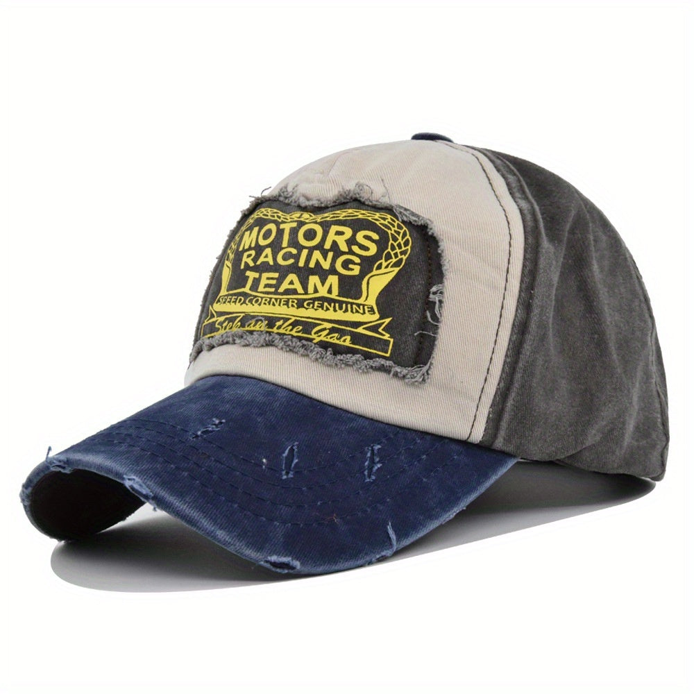 Vintage Style Motors Racing Team Cap Unisex Cotton Baseball Hat