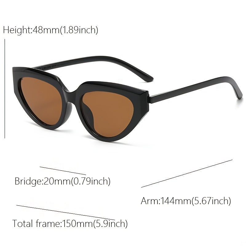 Men's Vintage Casual Small Frame Cat Eye Sunglasses