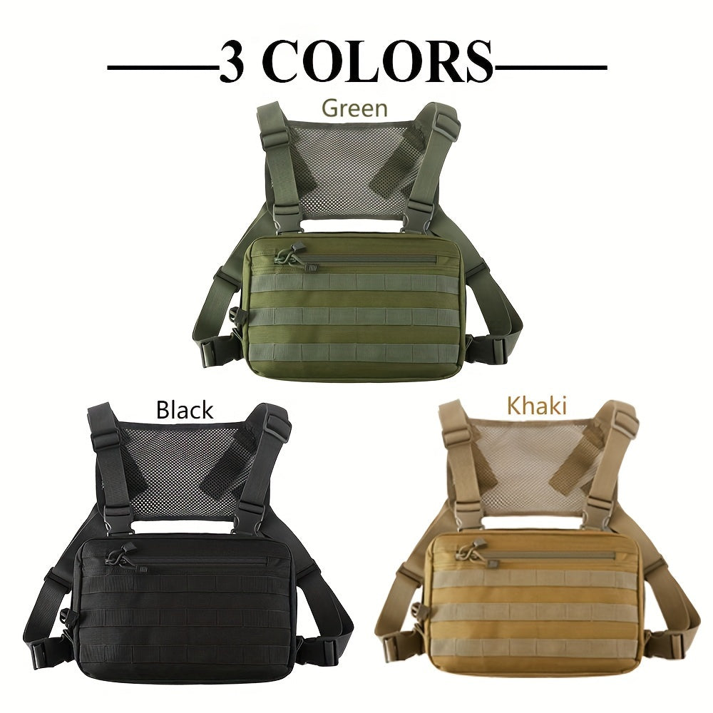 Outdoor Sports Chest Bag Mesh Breathable Chest Bag