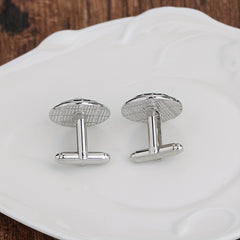 Men's French Alloy Artificial Diamond Cufflinks Business Accessories