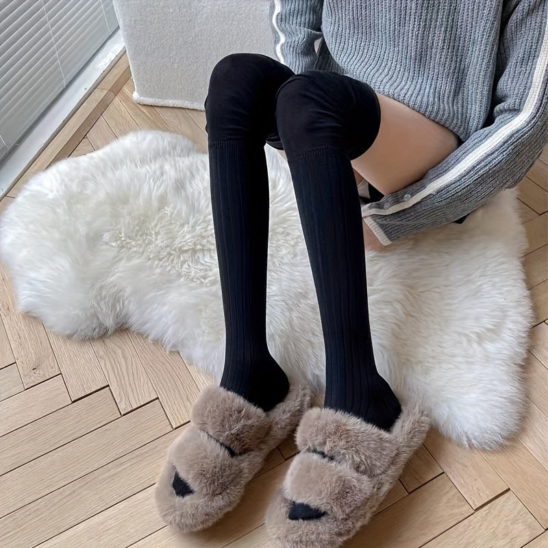Thigh High Socks Women's Stockings Over The Knee All-match Hosiery