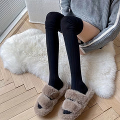 Thigh High Socks Women's Stockings Over The Knee All-match Hosiery