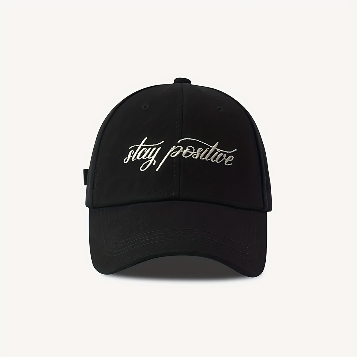 Retro English Embroidery Peaked Cap Soft Top Cargo BF Style Baseball Cap