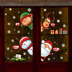 Christmas Snowflake Window Sticker Holiday Decals Decoration
