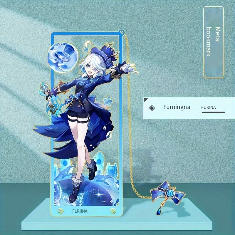 Anime Metal Bookmark Stand 3D Collectible Figurine Novelty