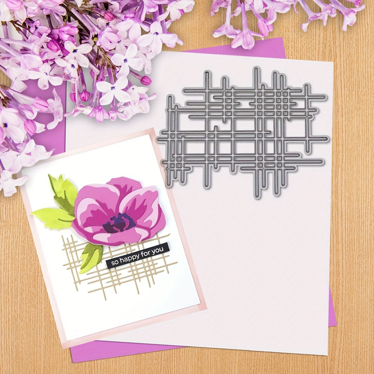 Irregular Shape Greeting Card Cutting Dies Scrapbook Paper Craft Mould