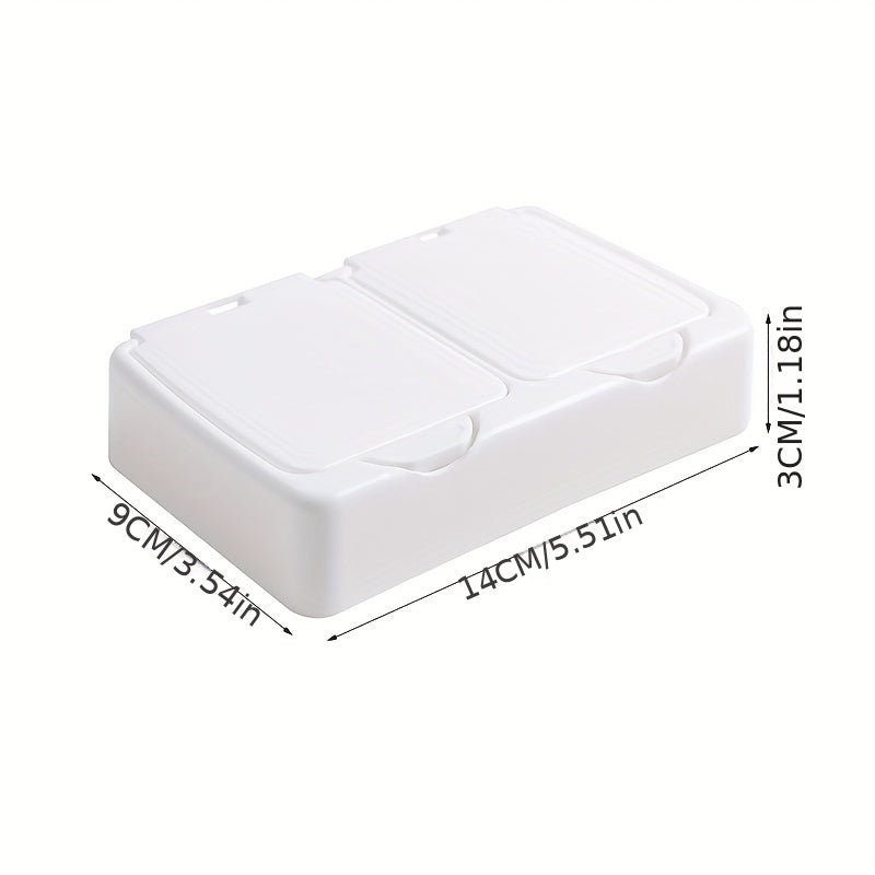 Cosmetic Swab Storage Box With Lid