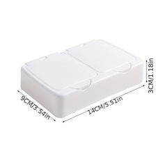 Cosmetic Swab Storage Box With Lid