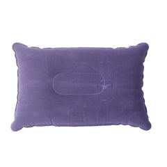 Outdoor Inflatable Pillow for Travel and Camping - Flocking Thick Square