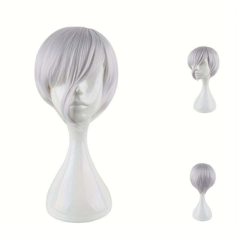 Men's 12inch Anime Costume Wig Roleplay Chemical Fiber Wig