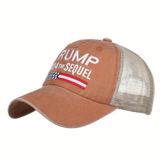 Embroidered Letter Baseball Cap Snapback Hat Sun Hat Mesh Hat
