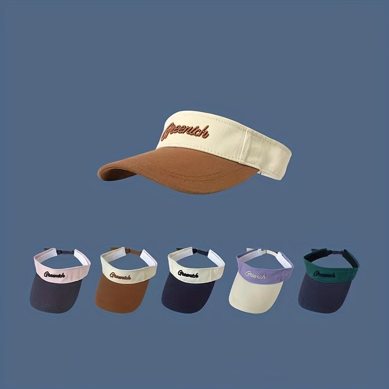 Sun Visor Hat Lightweight Casual Ponytail Baseball Cap