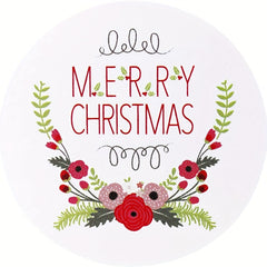 500 Christmas Santa Claus Stickers Roll