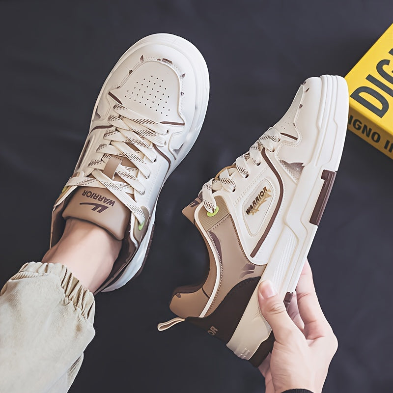 Men's Lace up Sneakers Skate Shoes With Good Grip