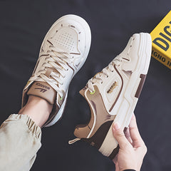 Men's Lace up Sneakers Skate Shoes With Good Grip