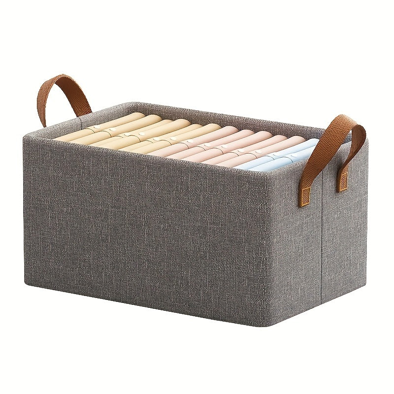 Foldable Storage Wardrobe Box Portable Large Capacity Clothing Organizer