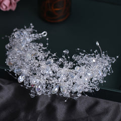 Royal Baroque Crown Full Size Tiara Rhinestone Princess Birthday Wedding