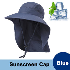 Summer UV Protection Bucket Hat Wide Brim S