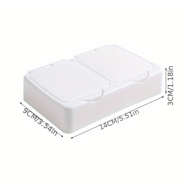 Cosmetic Swab Storage Box With Lid