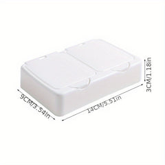 Cosmetic Swab Storage Box With Lid