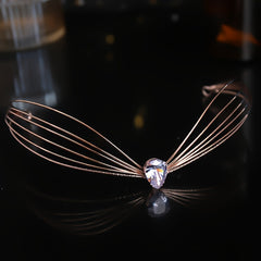 Zircon Bridal Crown Crystal Rhinestone Hairband Wedding Headband