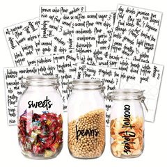 168pcs Waterproof Pantry Labels Set