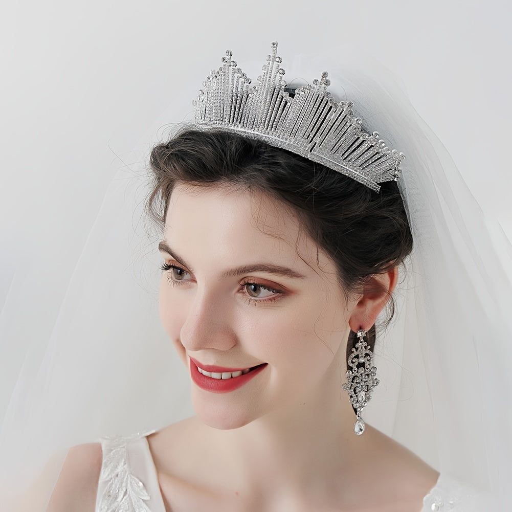 Rhinestone Crown Hairband Headband Party Decorations Tiara Wedding Birthday