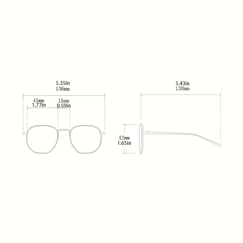 Round Sunglasses Rivet Decor Anti Glare UV400