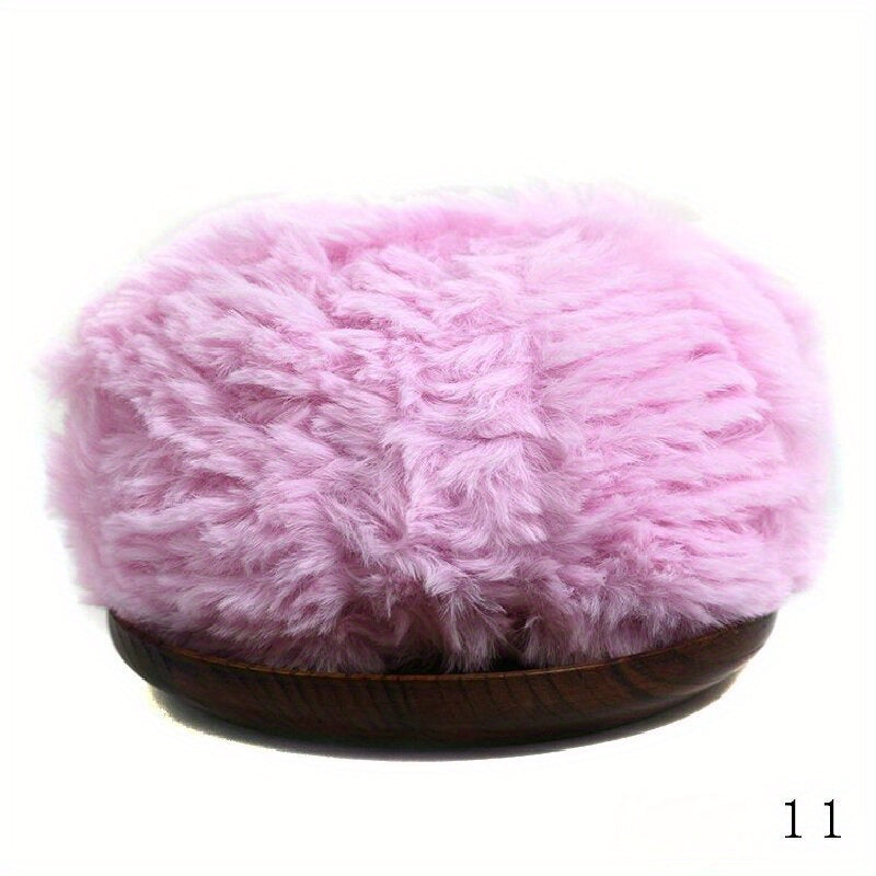 3pcs Soft Thick Mink Fur Faux Fur Yarn Eyelash Yarn For Crochet DIY Crafts