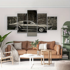 5packs Sports Car Wall Art Sports Car Painting Art Car Living Room Art
